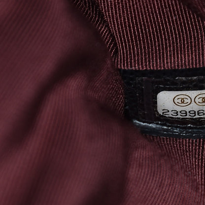 Chanel Caviar Chevron Quilted Large Cosmetic Case Black 7 of 7