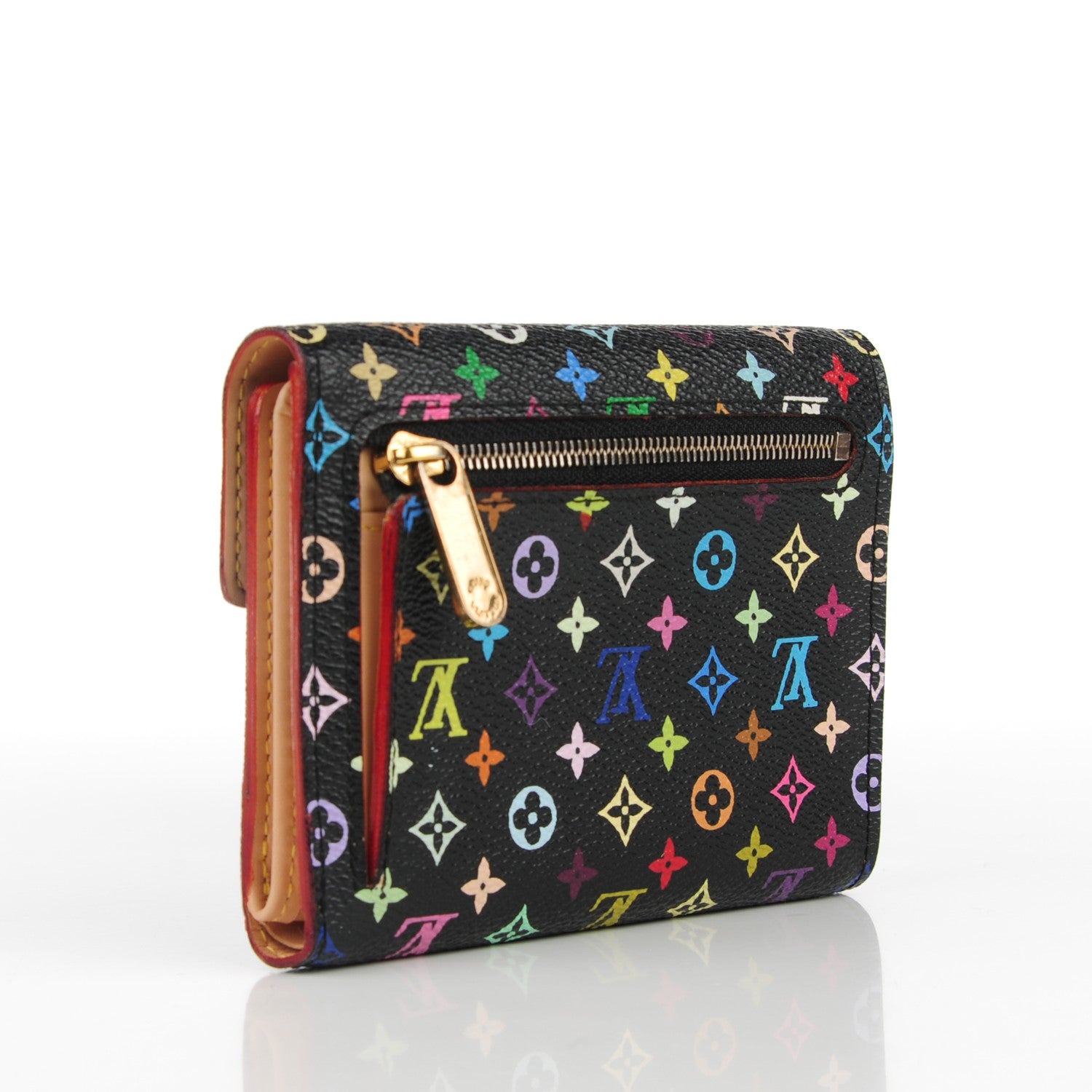 Louis Vuitton Monogram Multicolor Koala Wallet Black 3 of 7