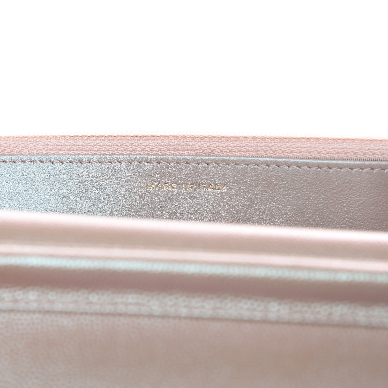 Chanel Iridescent Caviar Quilted Wallet On Chain WOC Beige 7 of 11