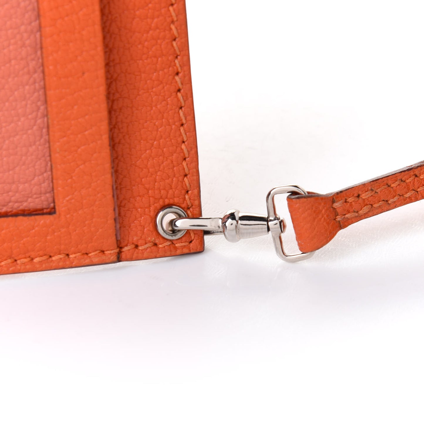 Chevre Mysore Heidi Badge Holder Orange