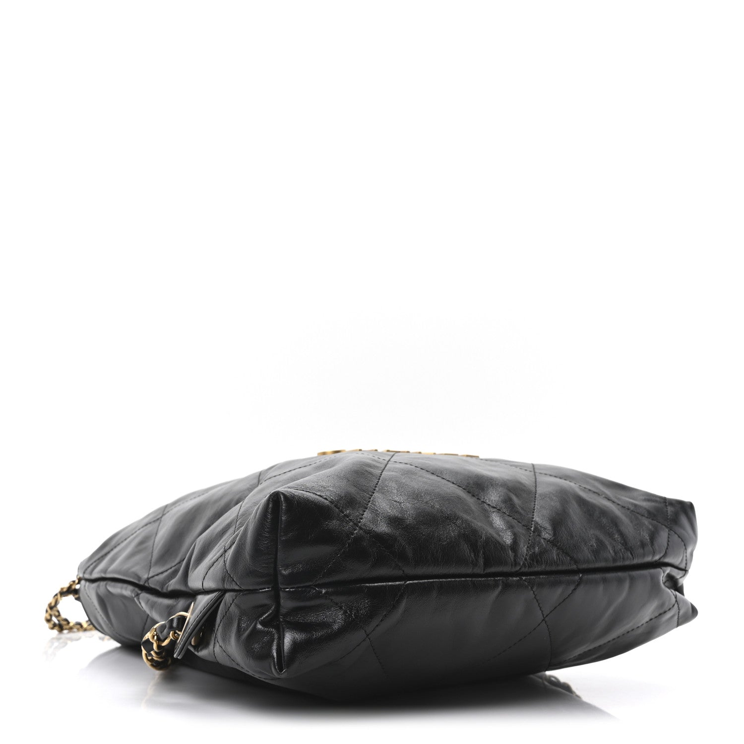 Chanel Shiny Calfskin Quilted Chanel 22 Backpack Black 4 of 10