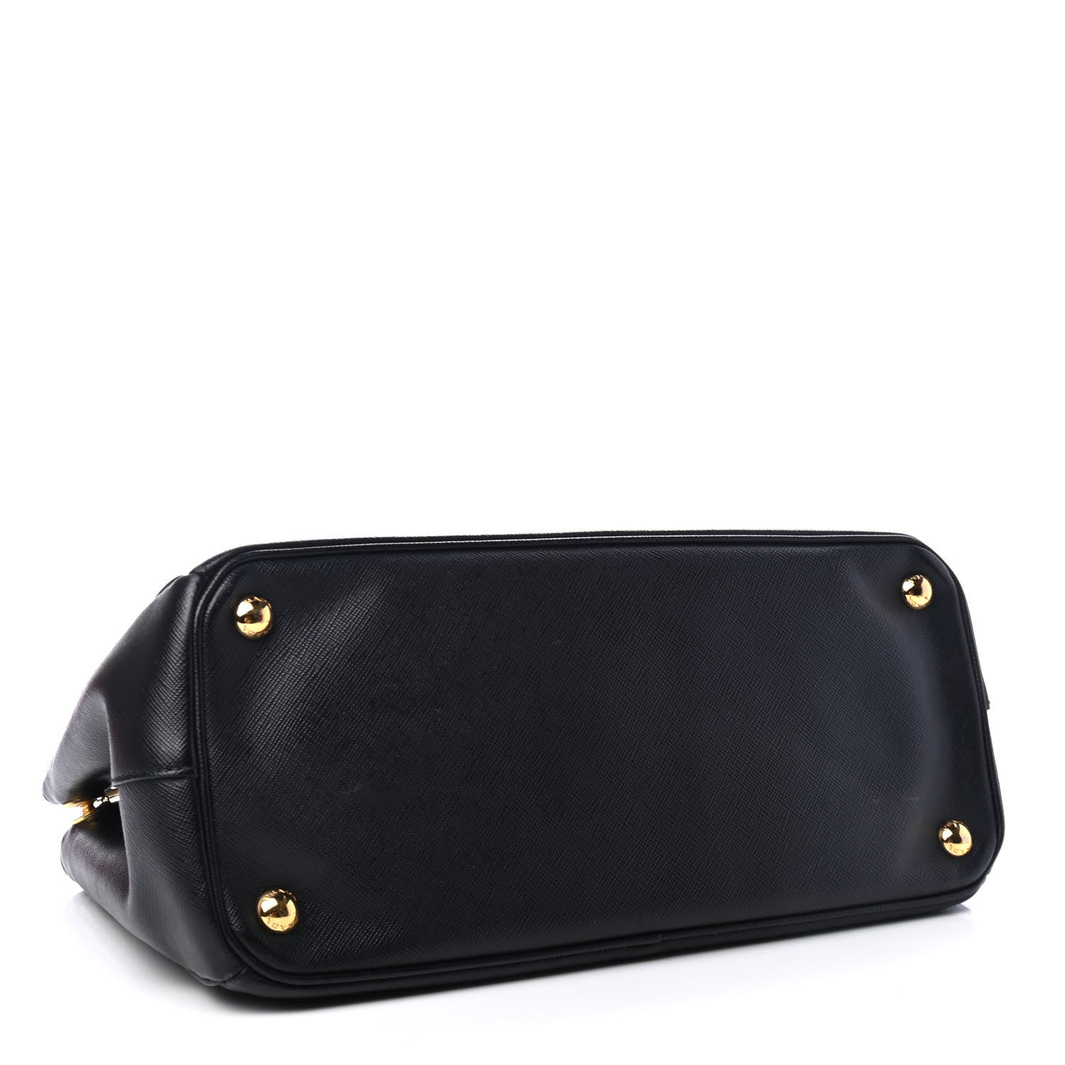 Prada Saffiano Small Galleria Double Zip Tote Black 3 of 4