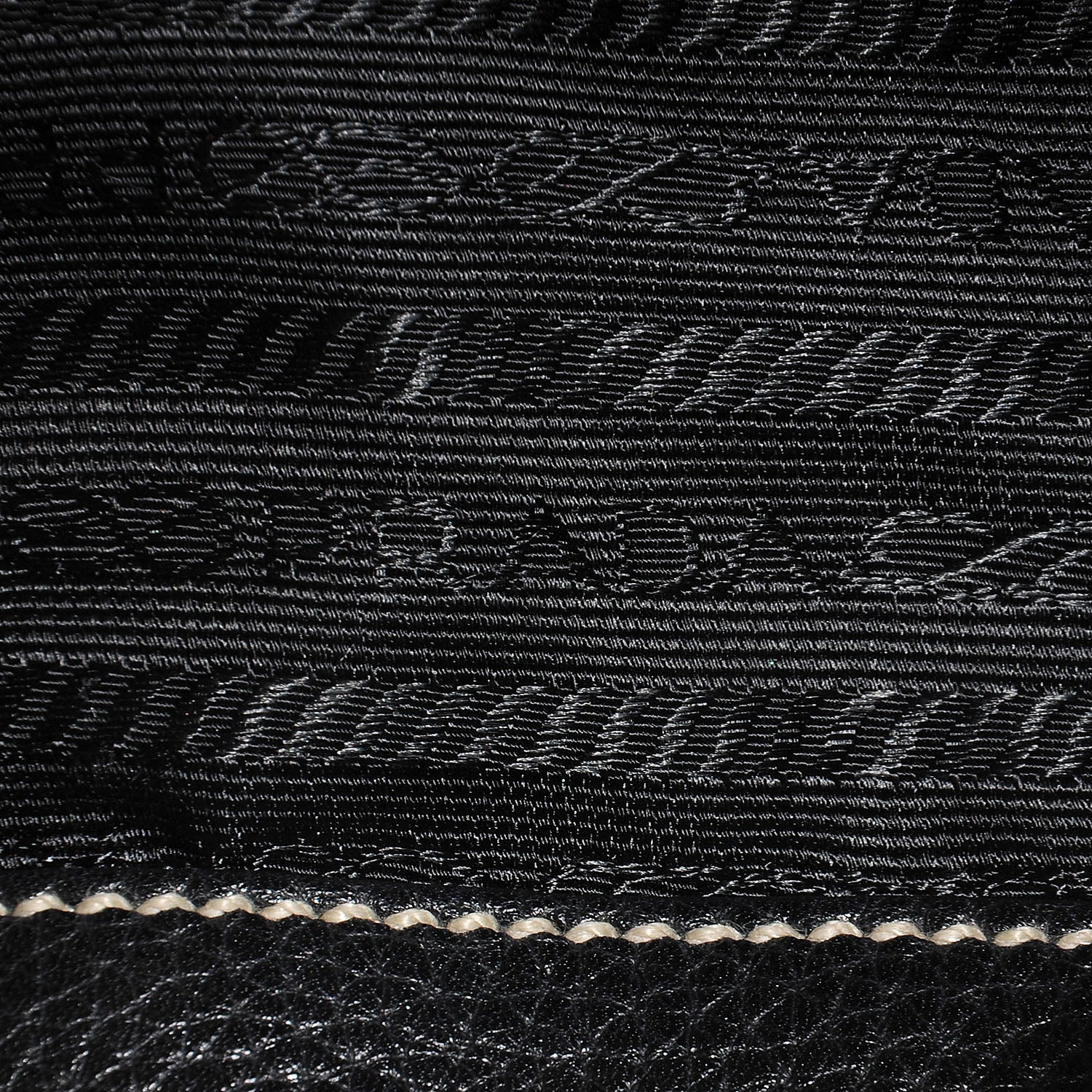 Prada Vitello Daino Shoulder Bag Nero Black 9 of 9