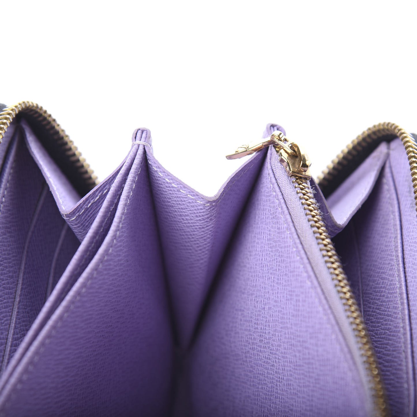 Monogram Multicolor Zippy Wallet Black Violet
