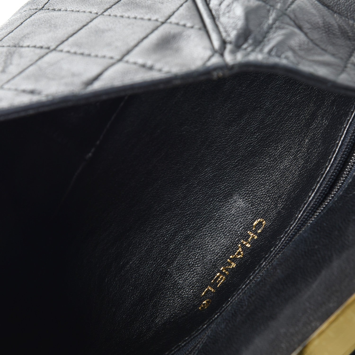 Chanel Lambskin Quilted Small Single Flap Black 9 of 15