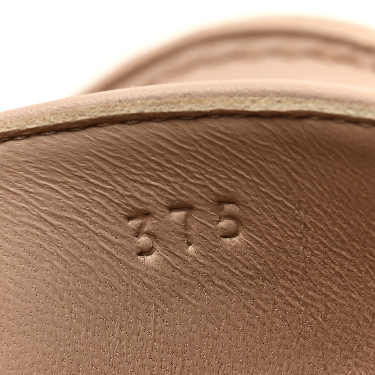 Calfskin Game Slip On Sneakers 37.5 Beige Nude
