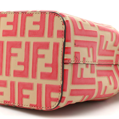 Fendi Vitello Liberty F is Fendi FF Embossed Mini Mon Tresor Bucket Bag Amido Fiamma 8 of 18