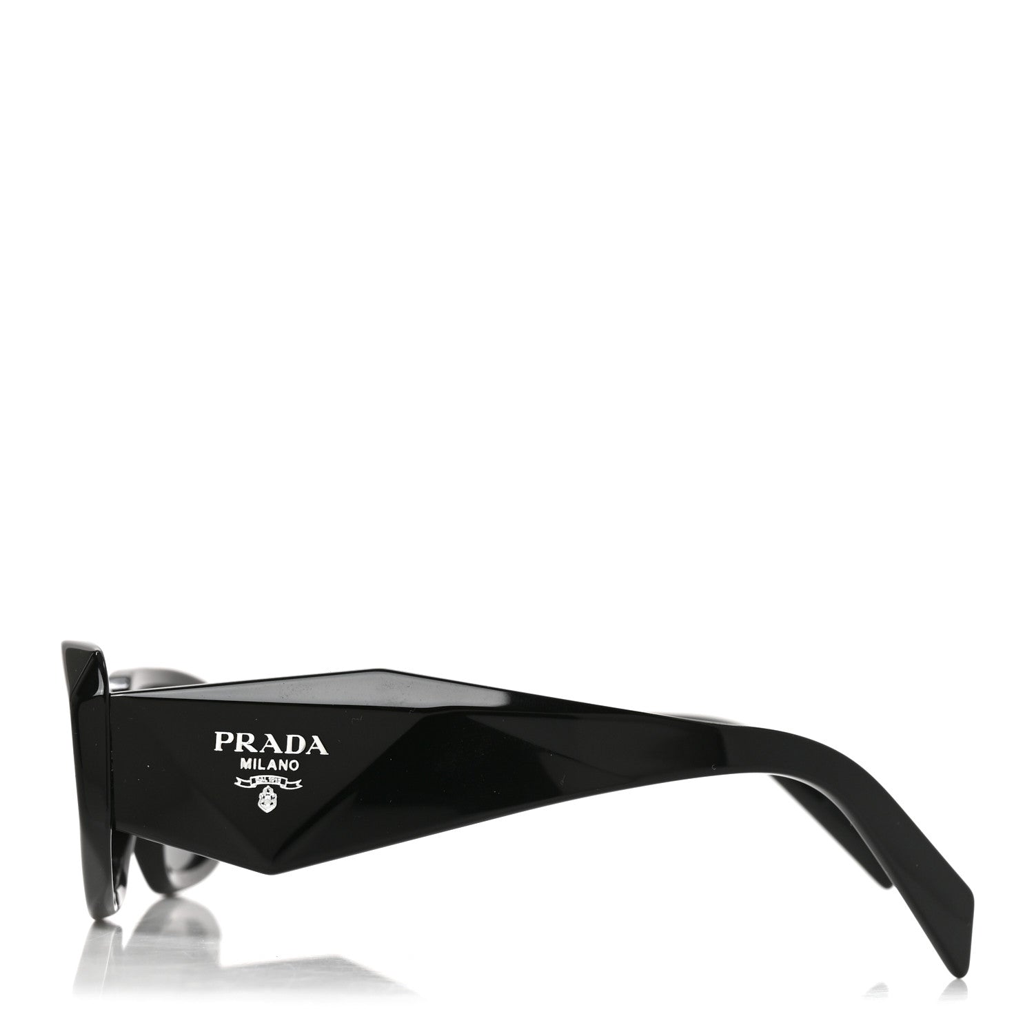 Prada Acetate Symbole Sunglasses SPR 17W Black 3 of 7