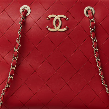 Chanel Calfskin Large Serial Shopper Tote Red 7 of 9