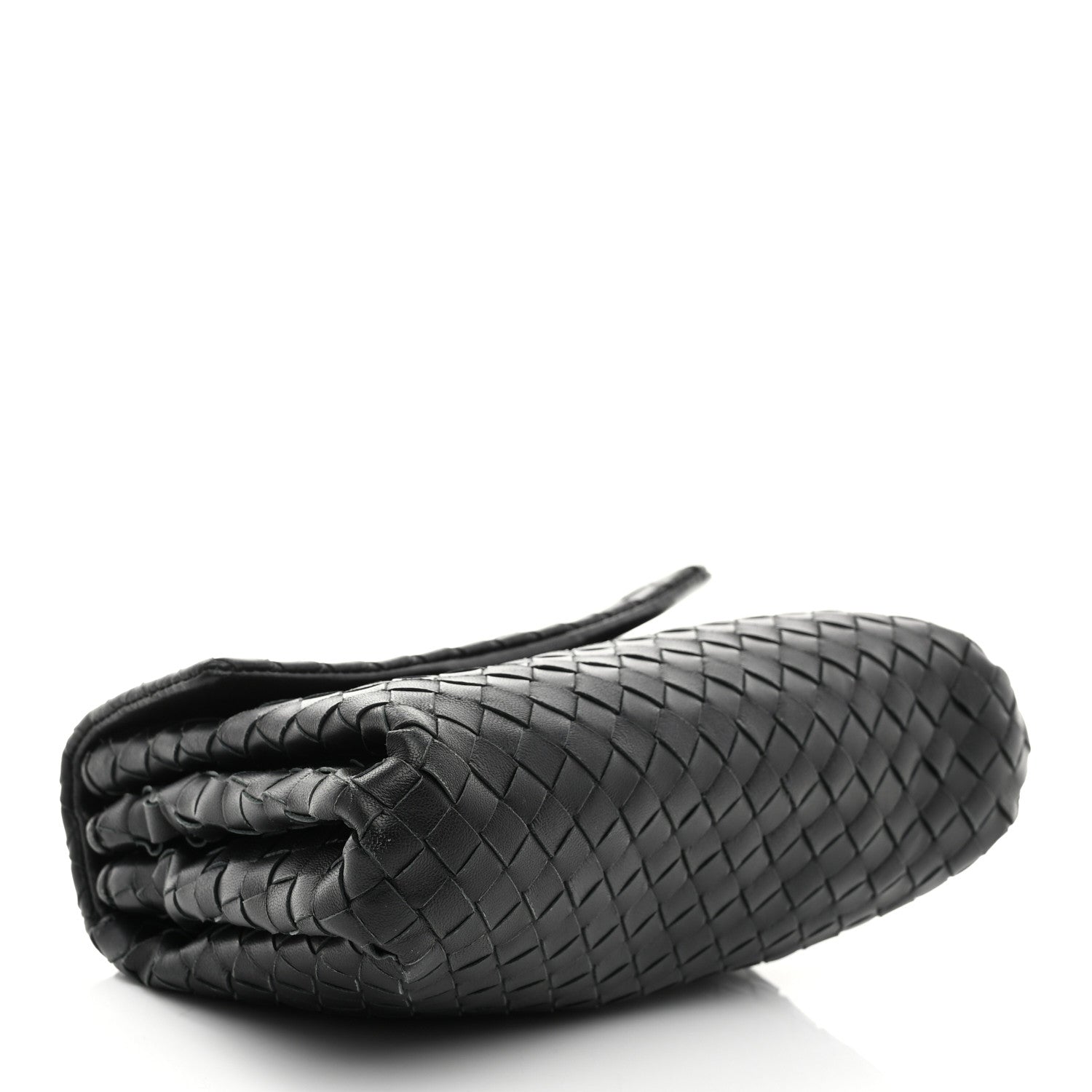 Bottega Veneta Nappa Intrecciato Flap Clutch Black 4 of 9