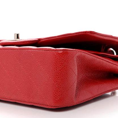 Chanel Caviar Quilted Medium Double Flap Red 10 of 10