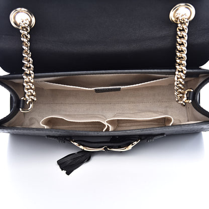 Gucci Guccissima Medium Emily Chain Shoulder Bag Black 5 of 11