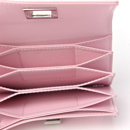 Christian Dior Grained Calfskin Turn Me Envelope Gusseted Card Holder Tea Rose 5 of 7