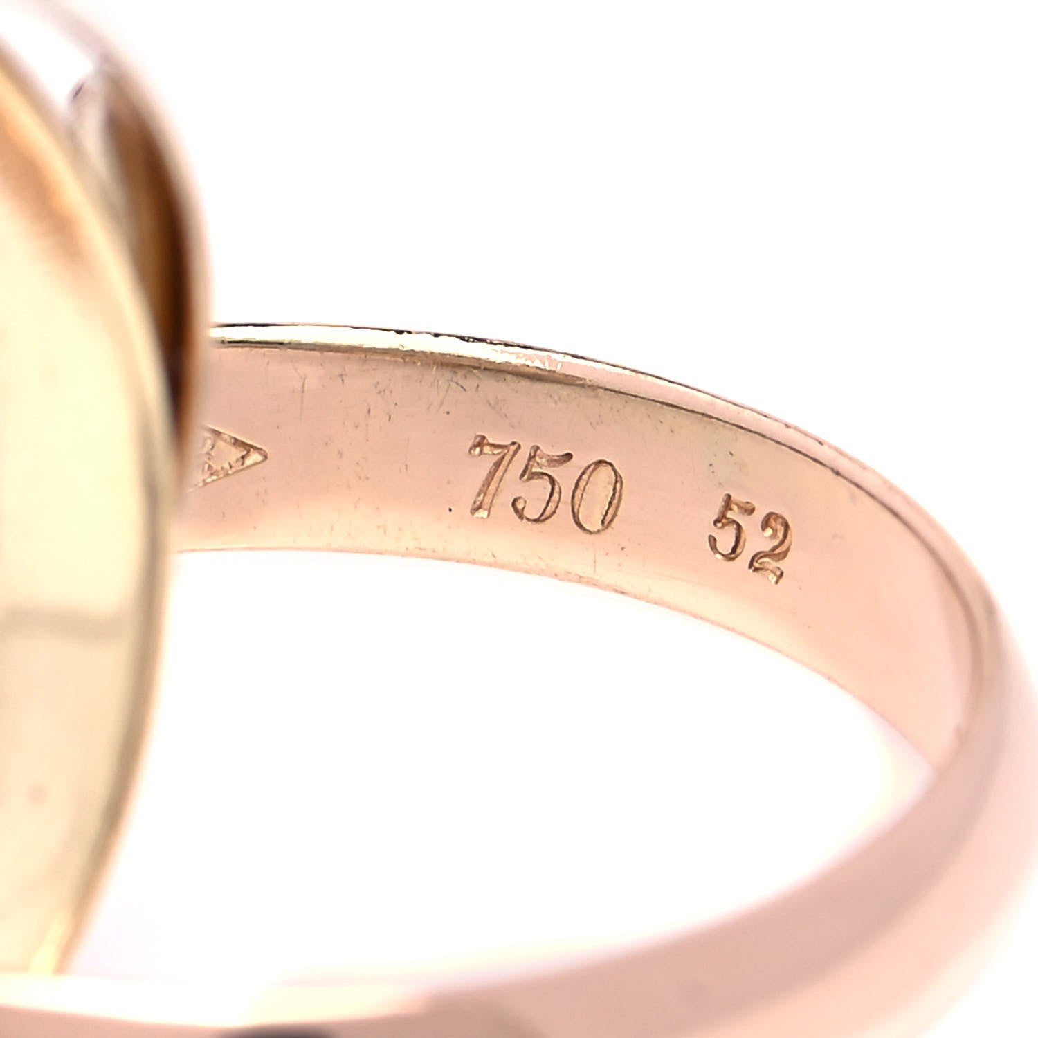 Cartier 18K Pink Yellow White Gold Classic Les Must De Cartier Trinity Ring 52 6 4 of 5