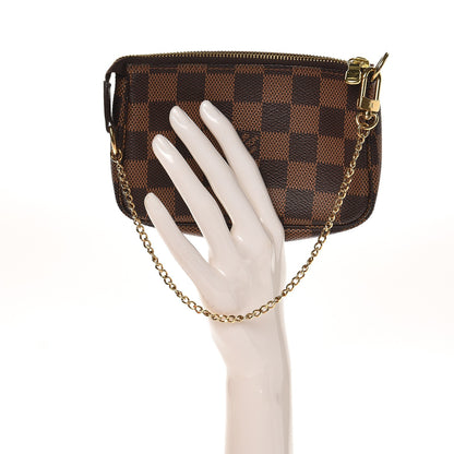 Louis Vuitton Damier Ebene Mini Pochette Accessories 2 of 8