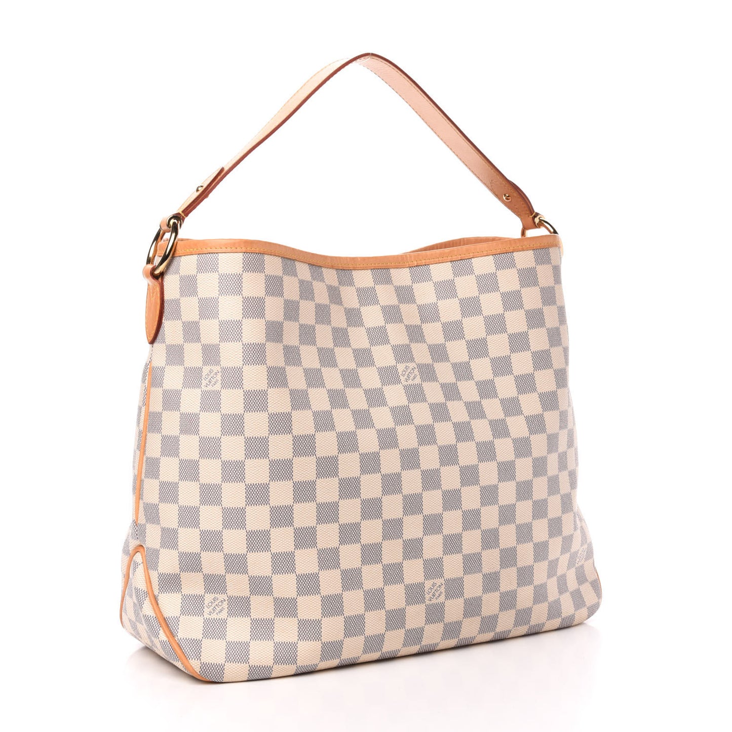 Damier Azur Delightful MM Rose Ballerine