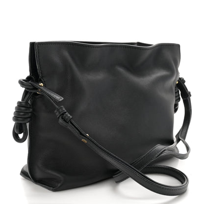 Loewe Calfskin Mini Flamenco Knot Clutch Black 3 of 10