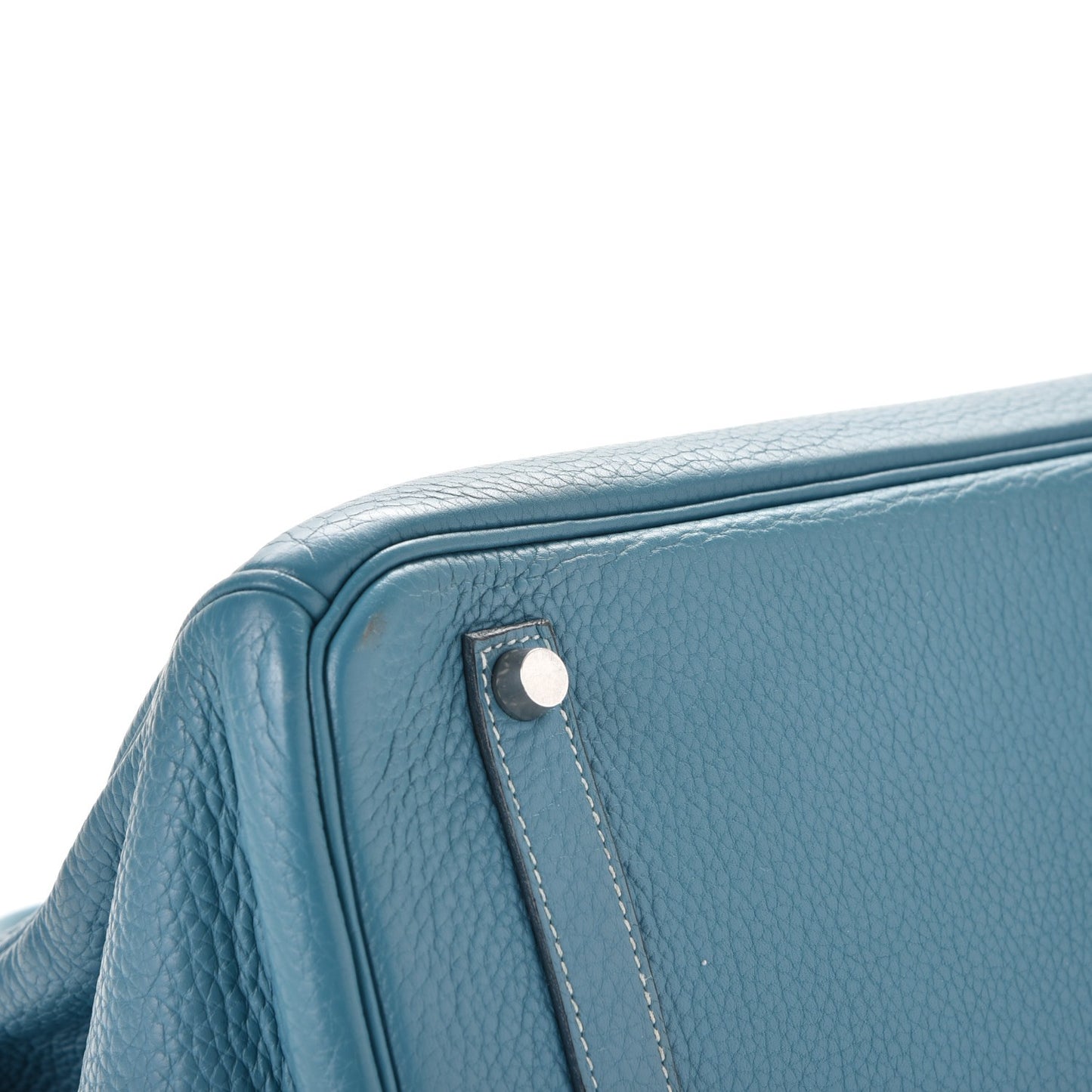 Taurillon Clemence Birkin 35 Blue Jean