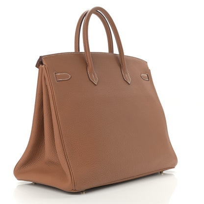 Hermes Togo Birkin 40 Gold 3 of 16