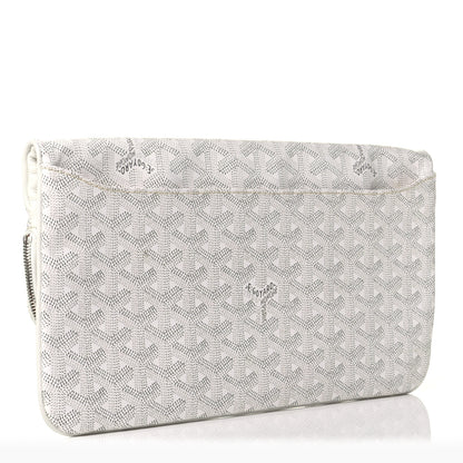 Goyard Goyardine Sainte Marie Soft Clutch White 2 of 5