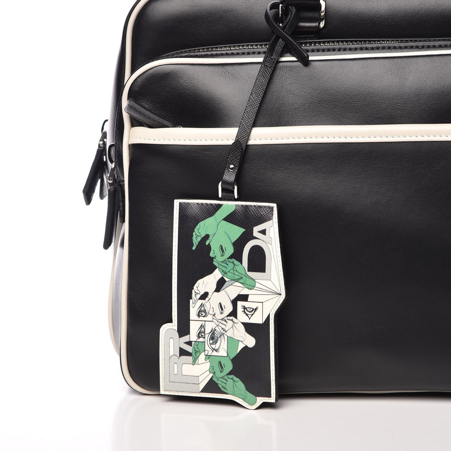Vitello Bicolor Bowler Black Talco