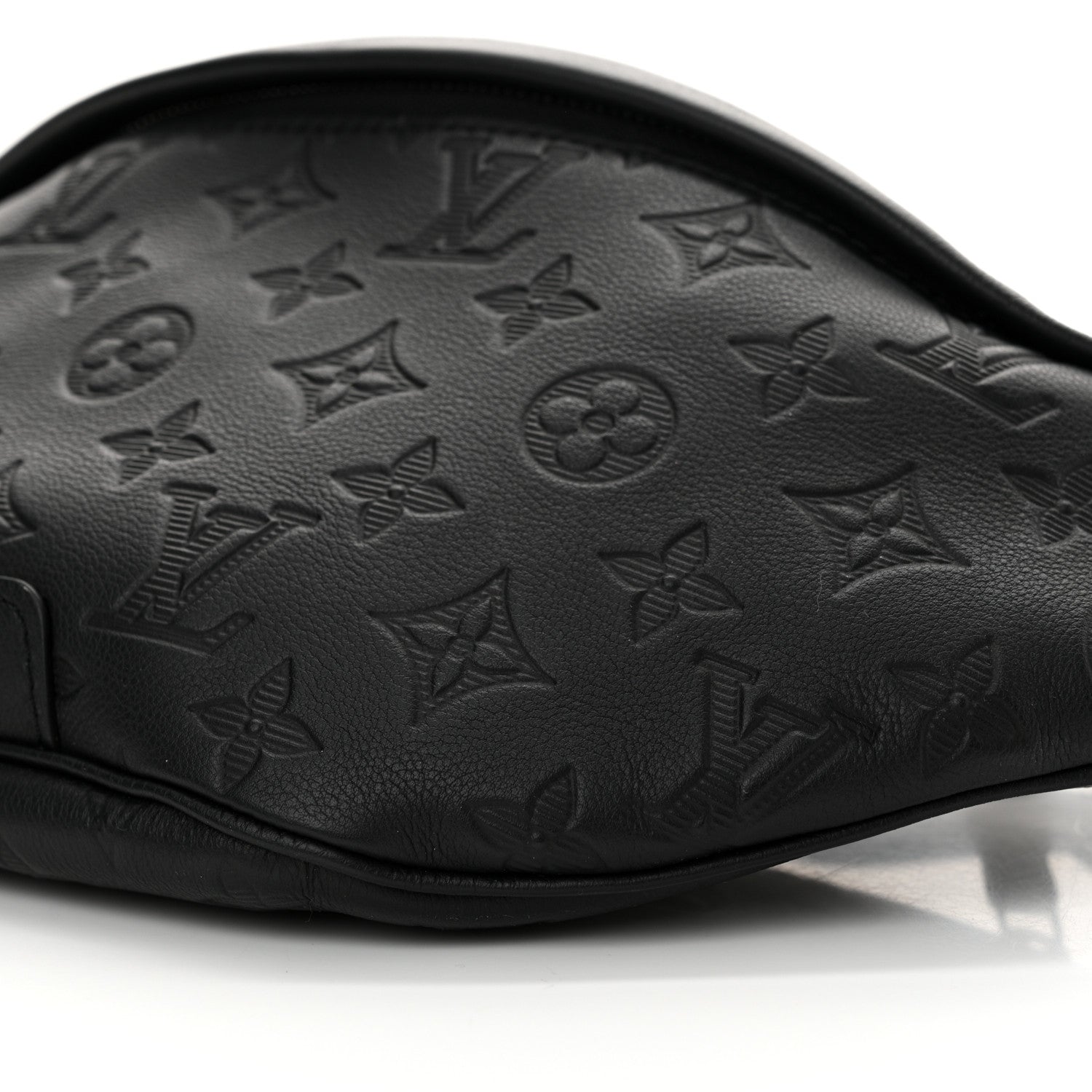 Louis Vuitton Calfskin Monogram Shadow Discovery Bumbag Black 9 of 9