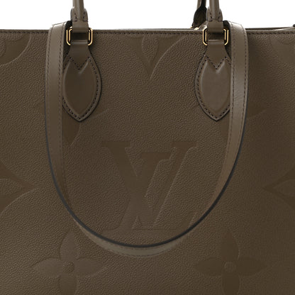 Louis Vuitton Empreinte Monogram Giant Onthego MM Smoke 7 of 10