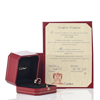 Cartier 18K Yellow Gold 5.5mm LOVE Ring 51 5.75 5 of 5