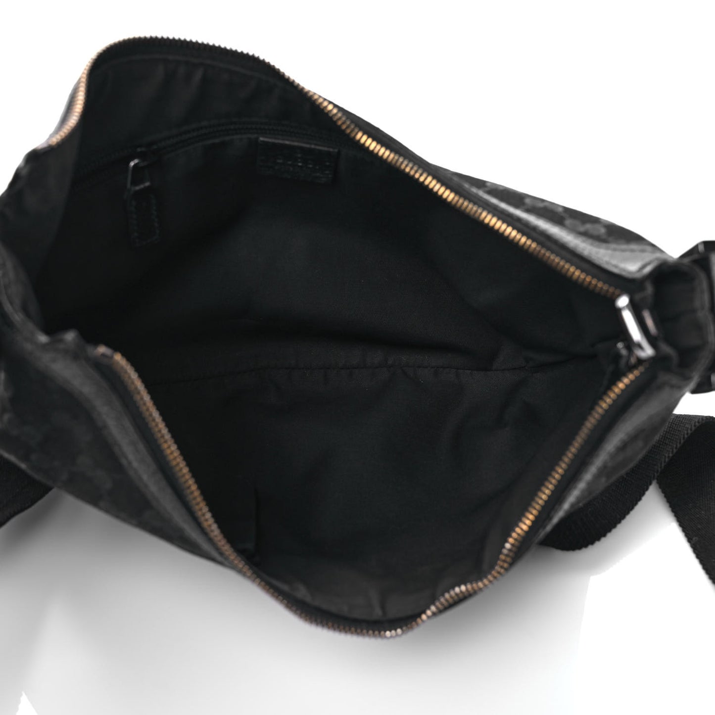 Monogram Medium Half Moon Hobo Black