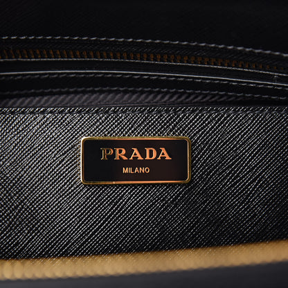 Prada Saffiano Large Galleria Double Zip Tote Black 6 of 9