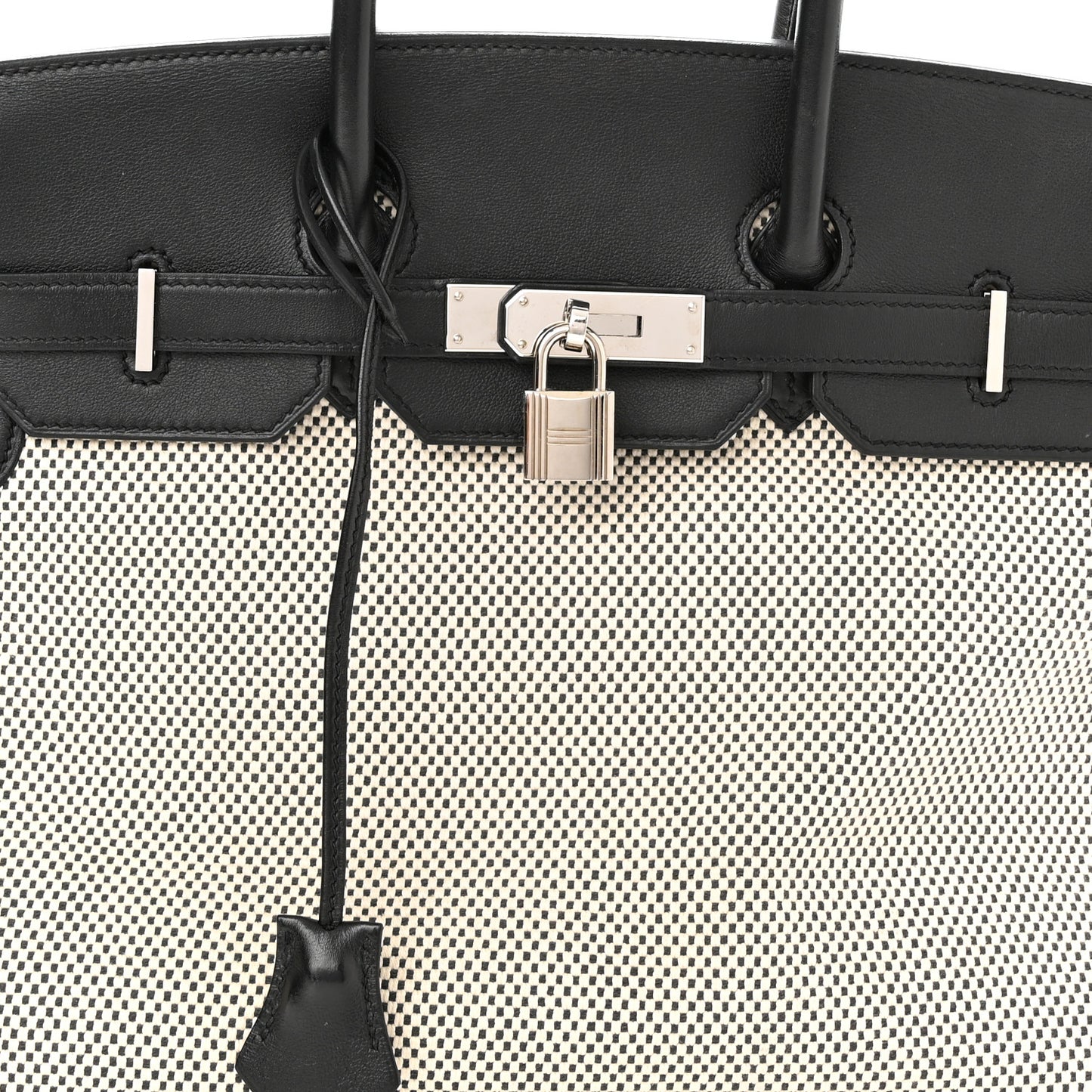 Toile Swift Birkin 35 Natural Black