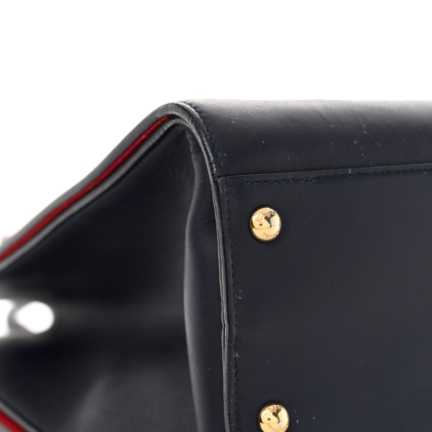 Calfskin Whitney Tote Navy