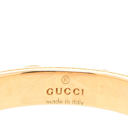 Gucci 18K Yellow Gold Running GG Ring 53 6.25 4 of 5