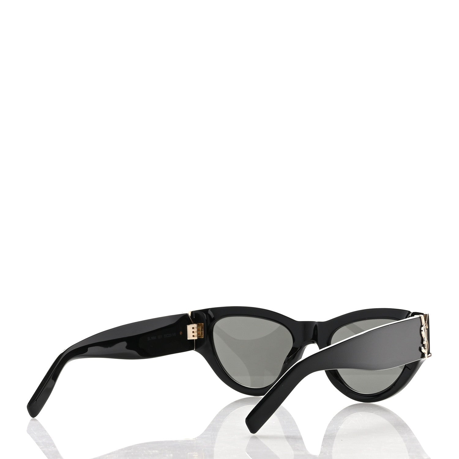 Saint Laurent Acetate Sunglasses SL M94 Black 4 of 8