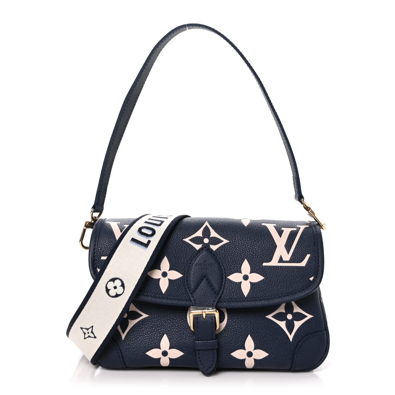 Louis Vuitton Empreinte Giant Monogram Diane Navy Creme 1 of 10