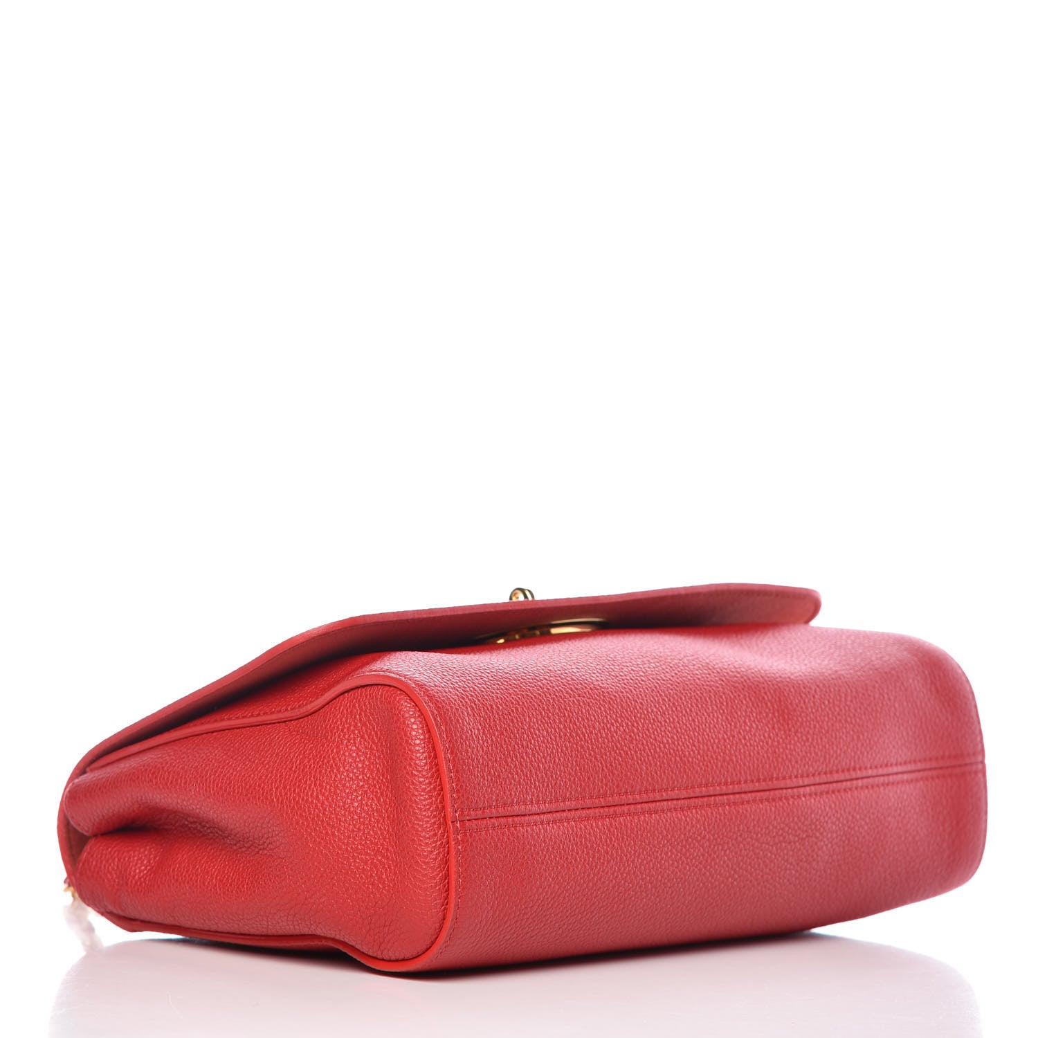 Mulberry Small Classic Grain Calfskin Medium Lily Flap Scarlet 4 of 9