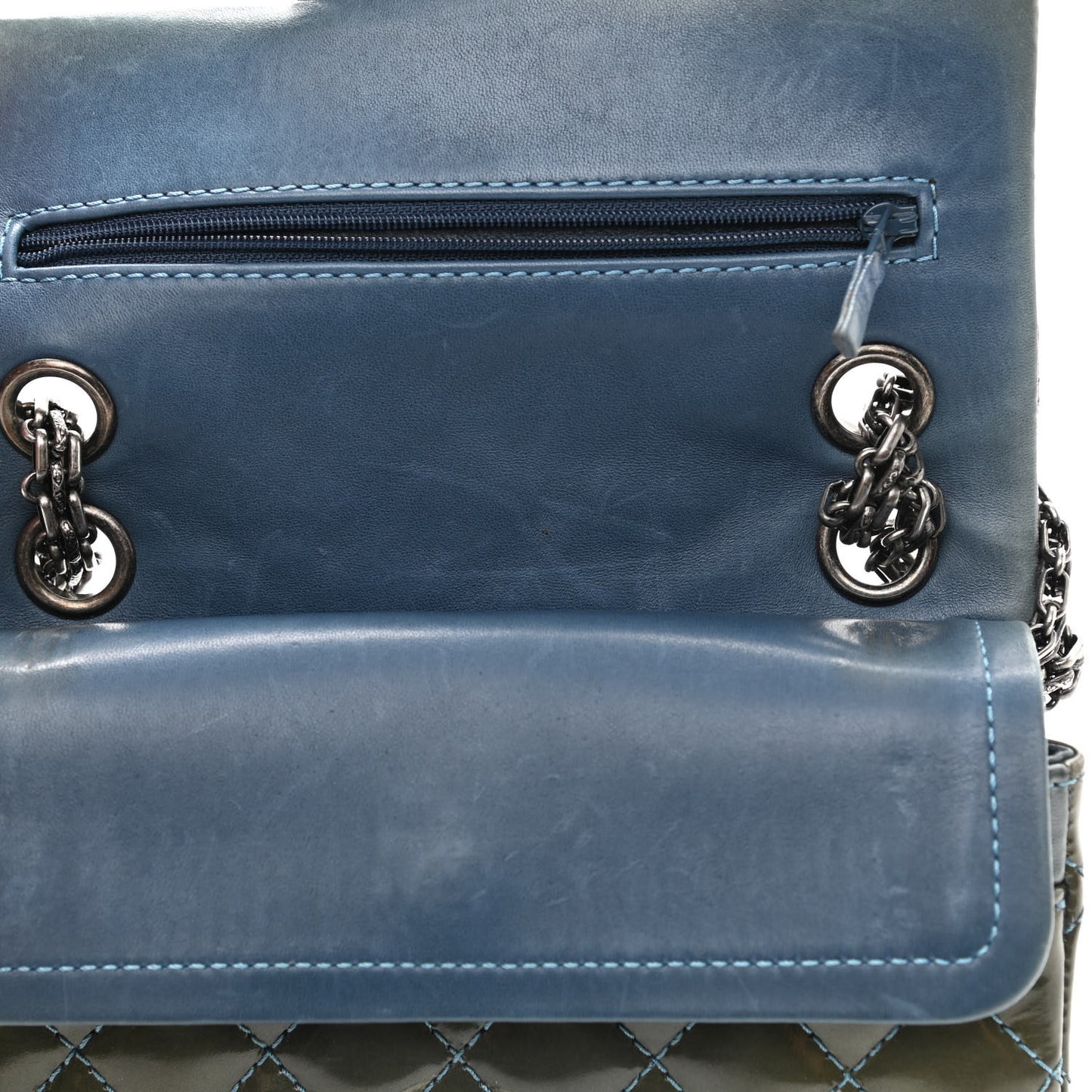 Patent 2.55 Reissue Flap 224 Blue