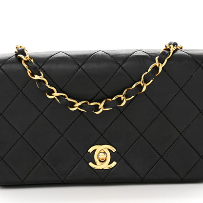 Chanel Lambskin Quilted Small Single Flap Black 9 of 14