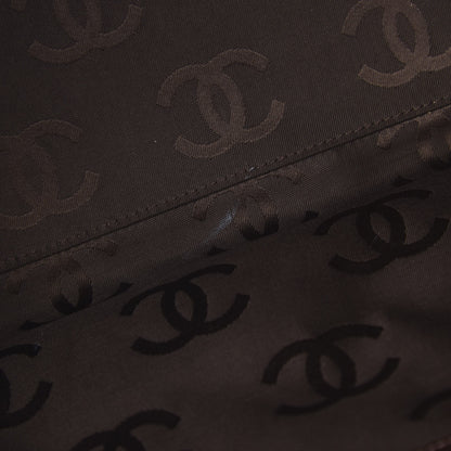 Chanel Woven Straw Quilted Shopping Tote Blue 13 of 13