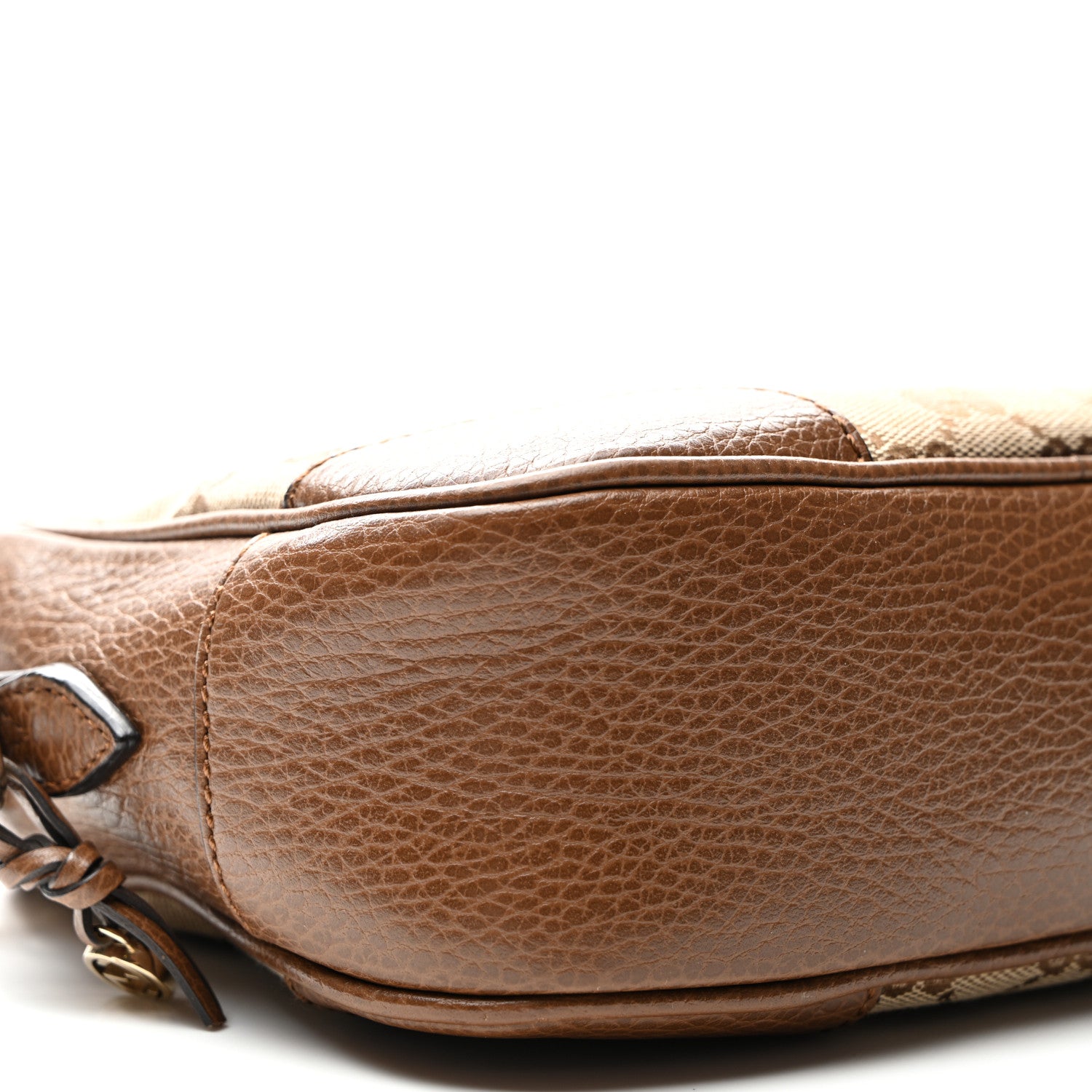 Gucci Monogram Mini Bree Messenger Bag Beige Tabacco 9 of 11