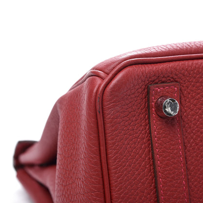 Hermes Taurillon Maurice Birkin 30 Rouge Vif 12 of 17
