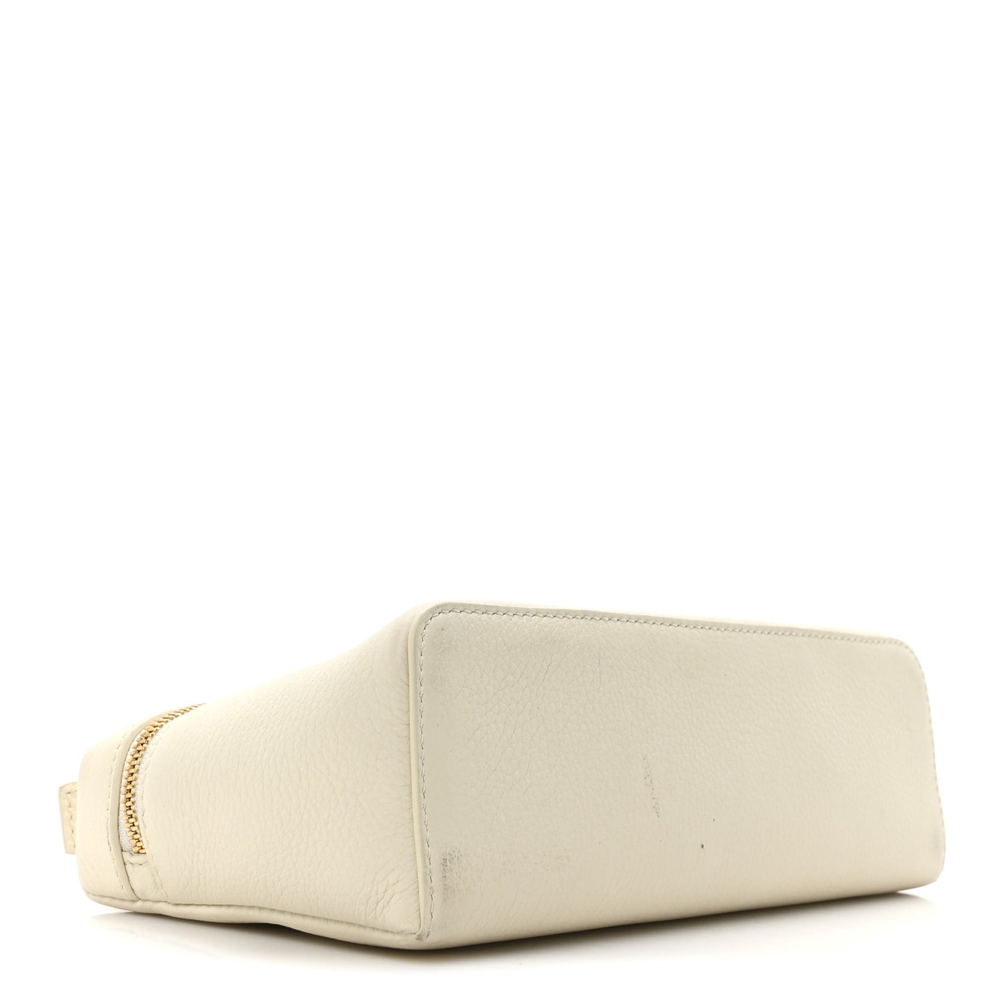 Grained Calfskin L19 Extra Pocket Pouch Whisper White