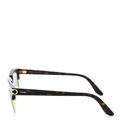 Cartier Acetate C Decor Sunglasses CT0132S Tortoise 3 of 8