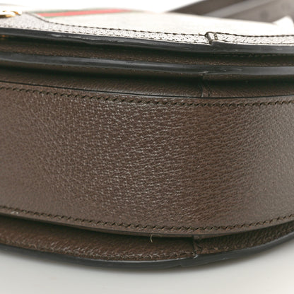 Gucci GG Supreme Monogram Web Small Ophidia Flap Messenger Bag Brown 10 of 14