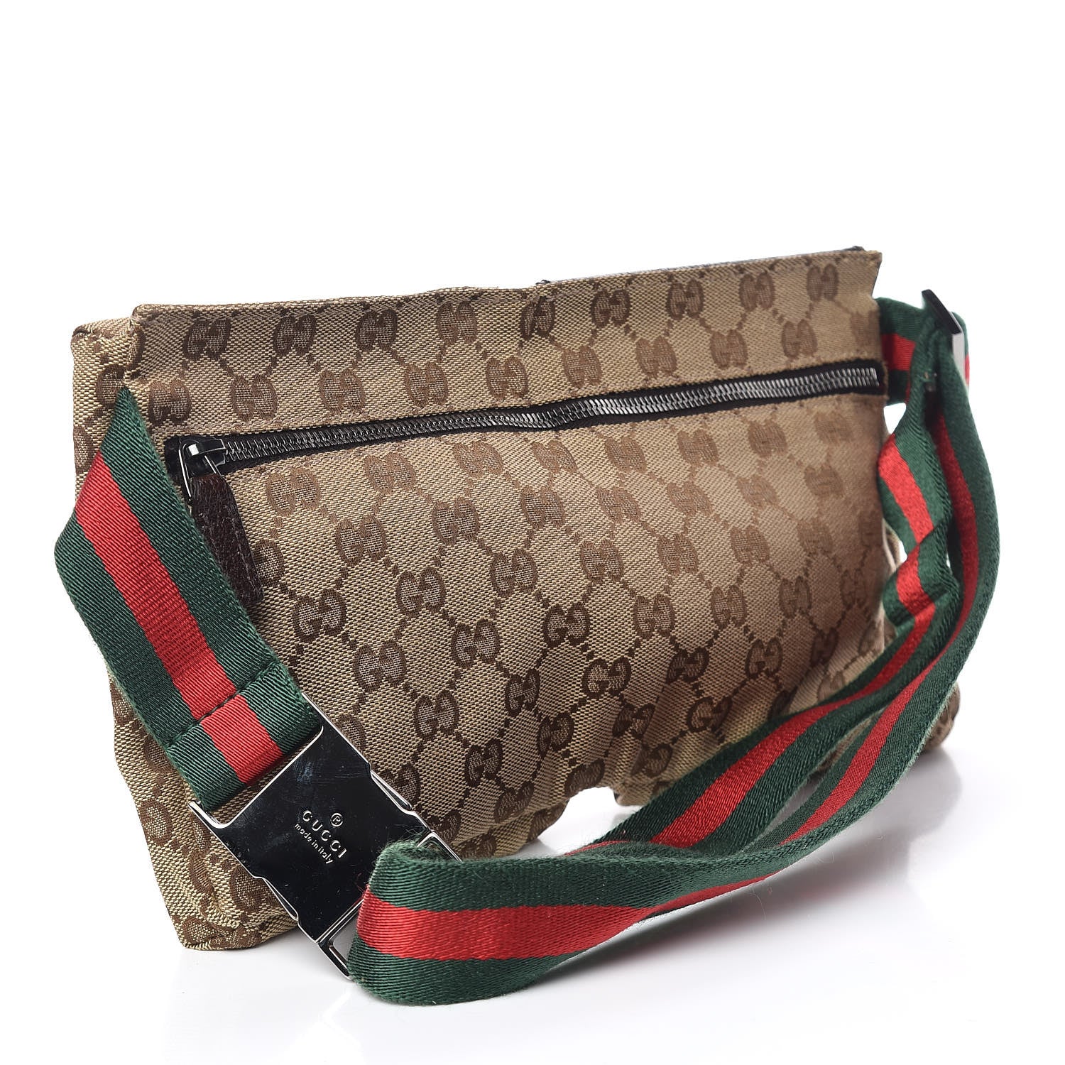 Gucci Monogram Web Belt Bag Dark Brown 3 of 10