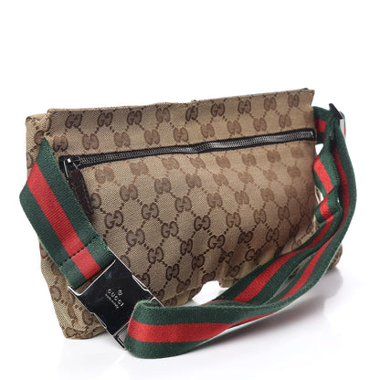 Gucci Monogram Web Belt Bag Dark Brown 3 of 10