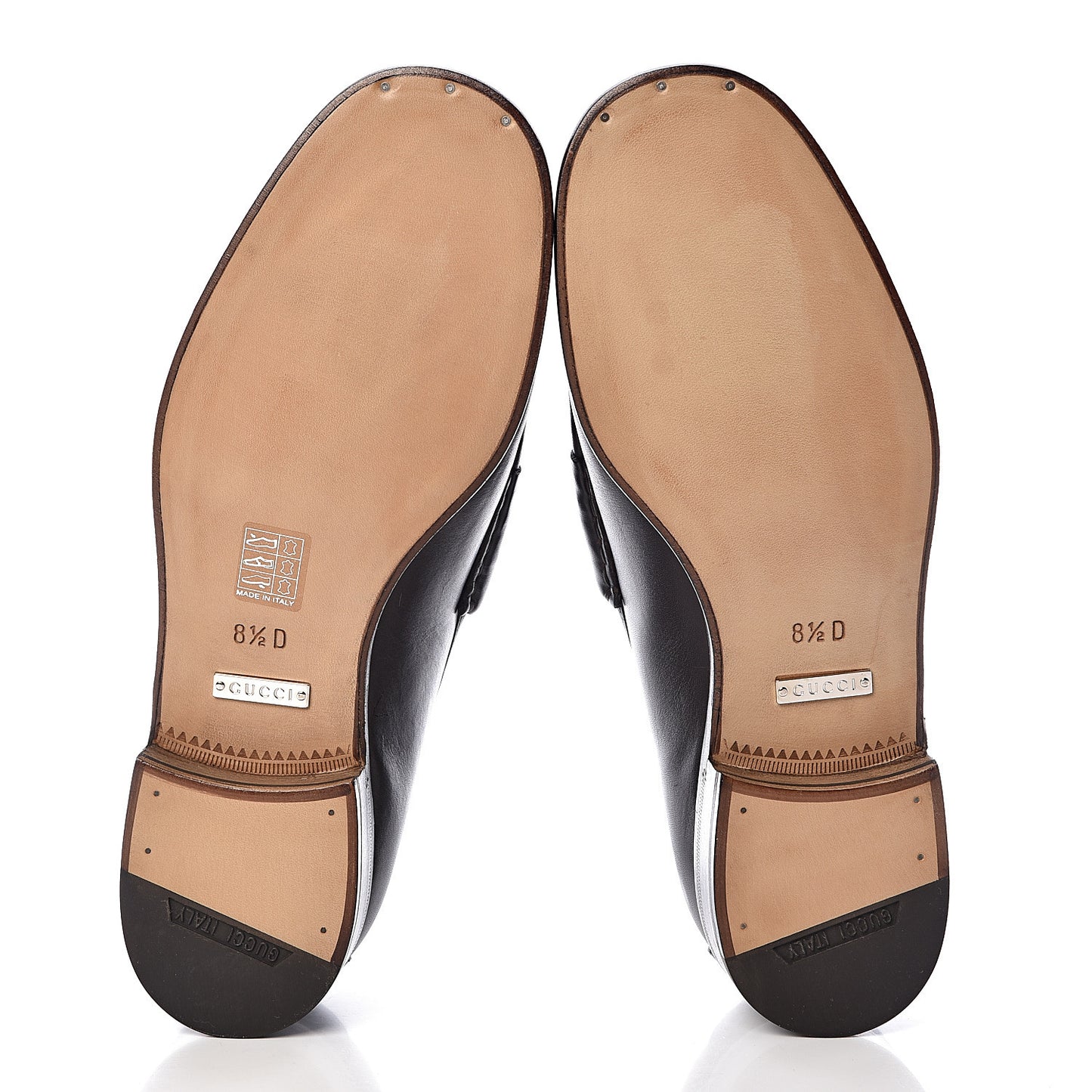 Calfskin Mens 1953 Horsebit Loafers 8.5 Marrone