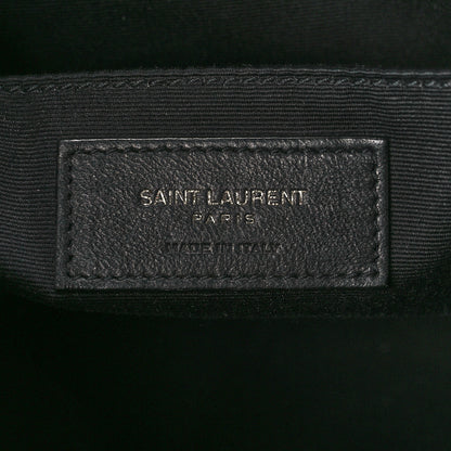 Saint Laurent Calfskin Matelasse Monogram Lou Camera Bag Asphalt 6 of 11