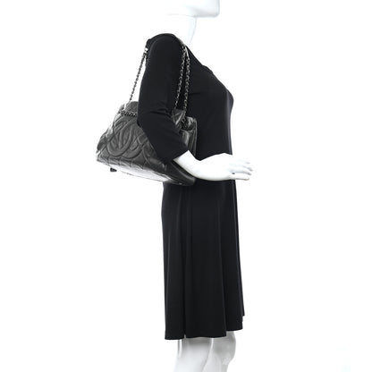 Chanel Caviar Quilted Timeless CC Shopping Tote Dark Grey 2 of 13