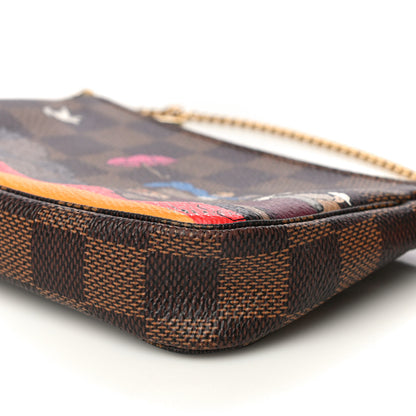 Louis Vuitton Damier Ebene 2015 Christmas Animation Mini Pochette Accessories 9 of 13